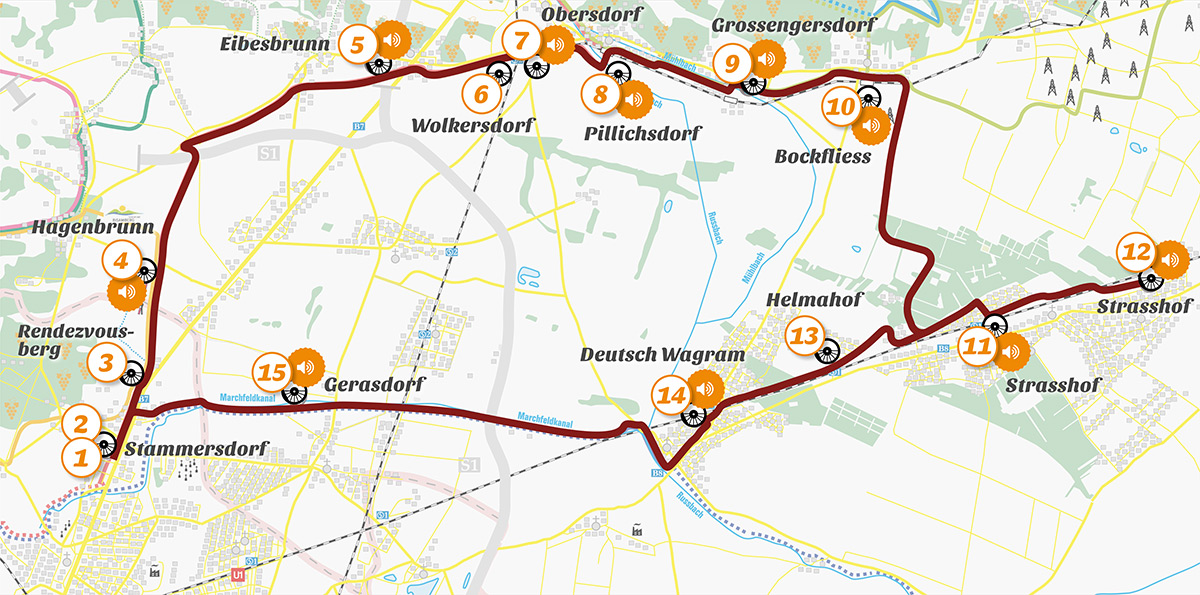 Dampfross & Drahtesel - Route